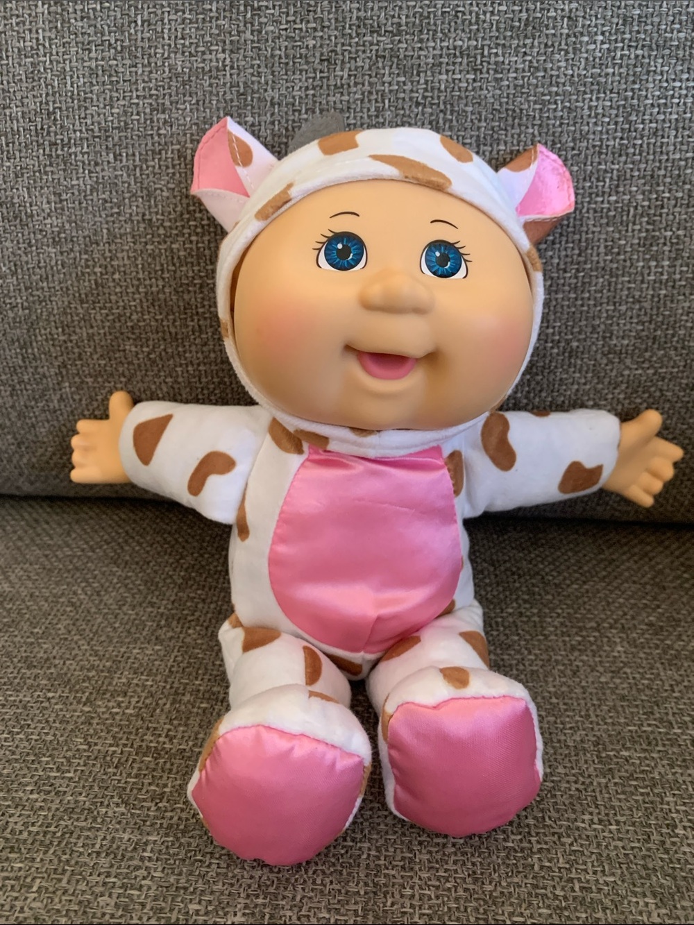 Cabbage Patch Kids Farm Friends Cuties Cow Plush Doll 10”
